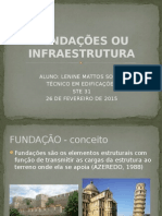 Fundações Ou Infraestrutura