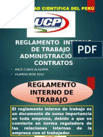 Reglamento Interno de Trabajo