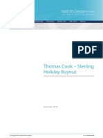 Thomas Cook - Sterling Buyout