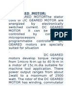 DC Geared Motor