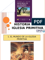 Historia de La Iglesia Primitiva Estudio Pastoral