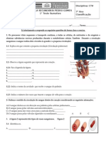 2º Teste de CT 2º Trimestre