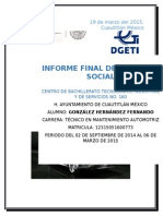 Reporte Final Del Servicio Social