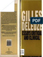 Deleuze - Critical and Clinical