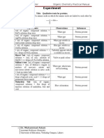 Qualitative Tests For Proteins