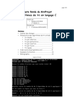 Langage C: Les Différents Algorithmes de Tri