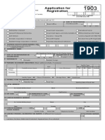 Bir Form 1903 - Registration Corp (Blank)