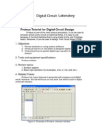 File 1 Proteus Tutorial For Digital Circuit Design PDF