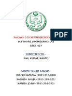 Railway e Ticketing