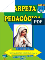 Carpeta Pedagógica (I.e.p. Santa Maria de Fatima - Amarilis - Huánuco)