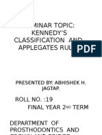 Seminar Topic: Kennedy's Classification and Applegates Rules