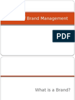 Basics of Brand Management