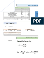 Vertical Separator Sizing