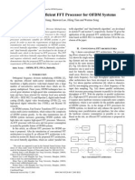 Design of An Efficient FFT Processor For OFDM Systems: Haining Jiang, Hanwen Luo, Jifeng Tian and Wentao Song