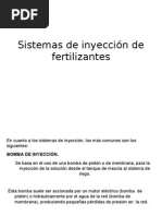 Sistemas de Inyección de Fertilizantes