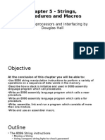 Chapter 5 - Strings, Procedures and Macros: From Microprocessors and Interfacing by Douglas Hall