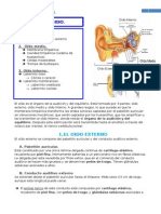 El Oido. Histología Especial