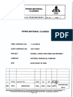 Piping Material Class