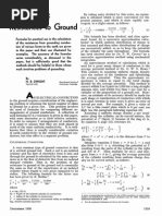 Calculation of Resistance To Ground