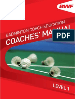 BWF Coaches Manual Level 1