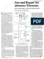 Calibration and Repair For Bird Wattmeter Elements