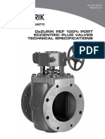 Dezurik 100 Port Eccentric Plug Valves Pef Technical 12-60-1b