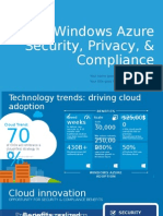 Windows Azure - Security Privacy Compliance