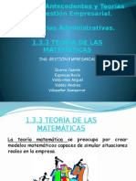 Teoria de Las Matematicas