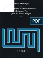 The Psalms of The Tamid Service A Liturgical Text From The Second Temple