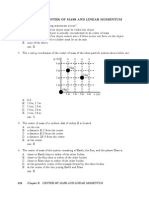 Chapter 9 - Center of Mass and Linear Momentum