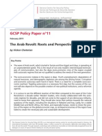 GCSP Policy Paper N°11: The Arab Revolt: Roots and Perspectives