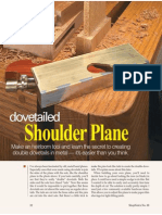 Shopnotes 88 Dovetailed Shoulder Plane