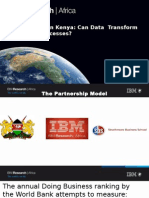 Research Scientist IBM Research Africa DR - Charity Wayua EaseofDoingBusinessReport ConnectedEA2015 1-04-15