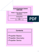 Propeller Basics - Propeller Geometry - Propeller Series