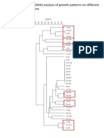 Figure S1. Cluster (UPGMA) Analysis of Growth Patterns On Different Antibiotic Concentrations