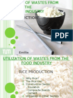 Utilization of Waste From Rice Production