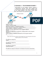 Laboratorio de Subneteo&VLSM