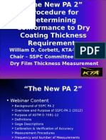 William D. Corbett, KTA-Tator, Inc. Chair - SSPC Committee C.3.2 On Dry Film Thickness Measurement