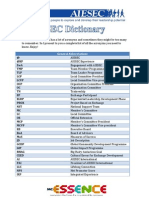 AIESEC Acronyms