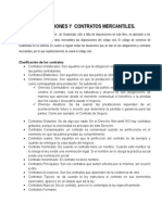 Obligaciones y Contratos Mercantiles