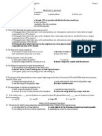 Metabolism (12 Questions)