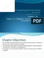 Topics in Computer Science: Object-Oriented Programming