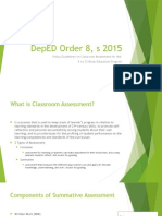 DepED Order 8, S 2015 Presso