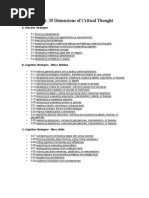 35 Dimensions of Critical Thinkng