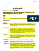 1112 HL Chem Lab Report Format - Design Focus