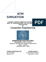 Atm Simulation Final Report