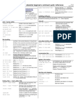 Ubuntu Linux Absolute Beginners Command Quick Reference