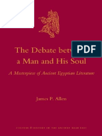 (Culture and History of The Ancient Near East 44) James P. Allen-The Debate Between A Man and His Soul - A Masterpiece of Ancient Egyptian Literature-BRILL (2010)