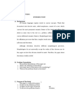 Derivational Morpheme