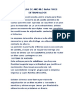 Circulos de Ahorro para Fines Determinados